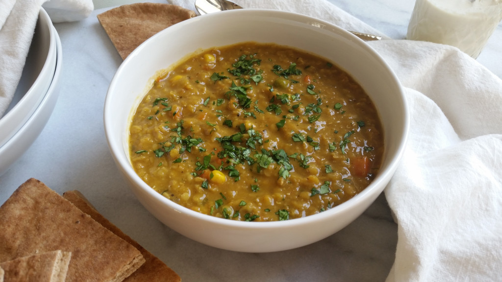 Cocounut Curry Red Lentil Soup