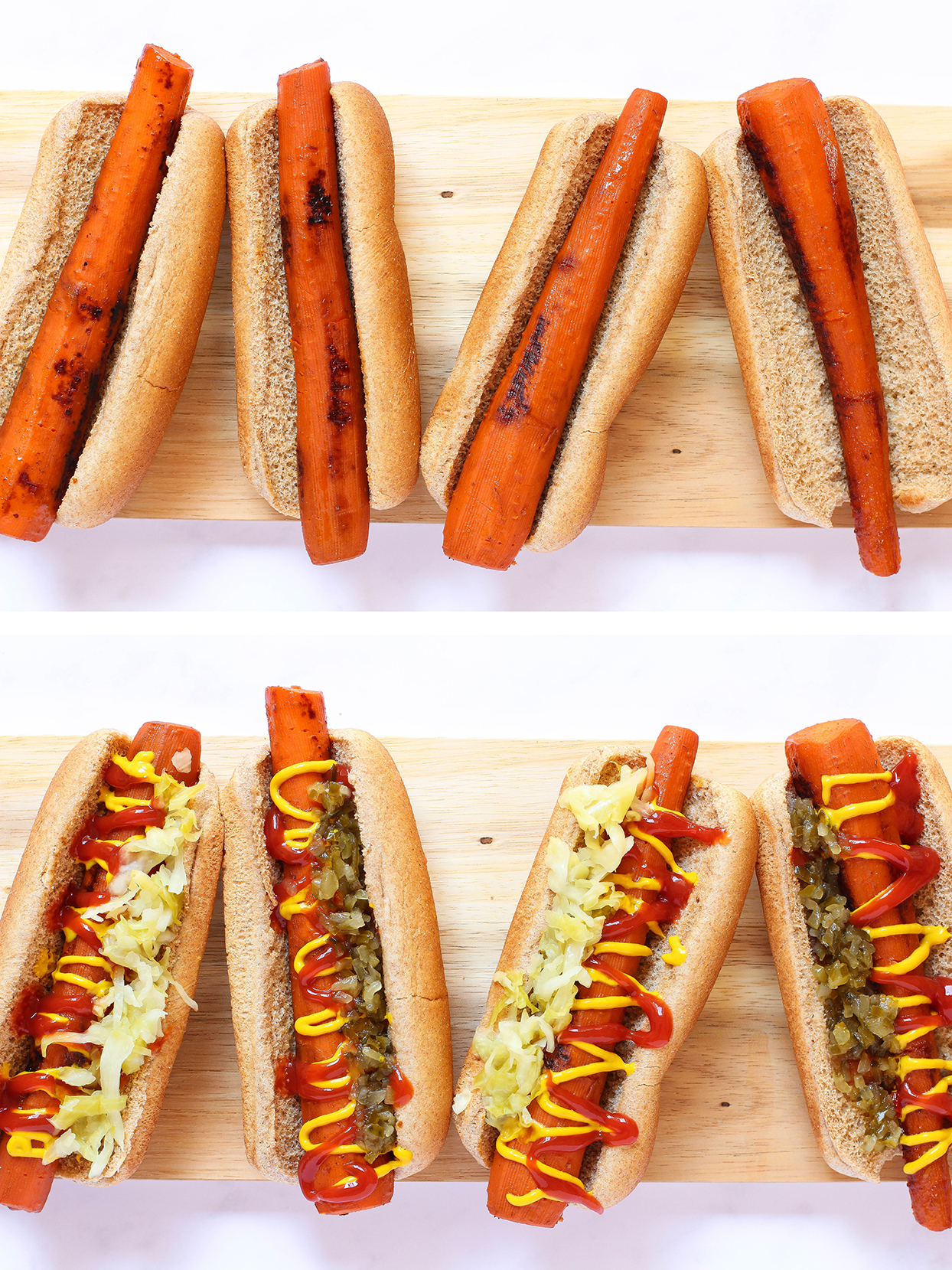 Vegan Carrot Hot Dogs | The Mostly Vegan