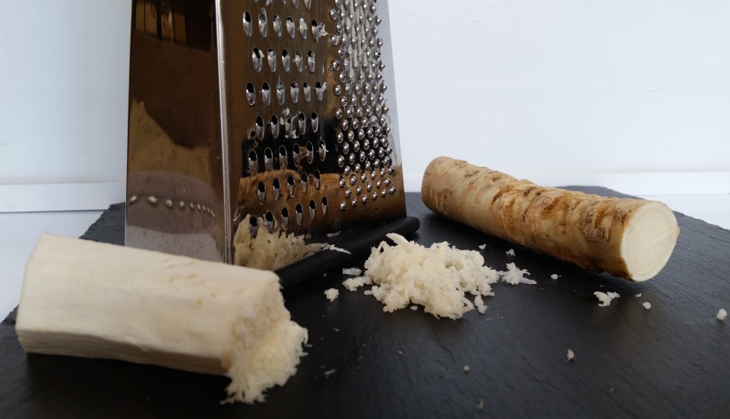 Freshly grated horseradish