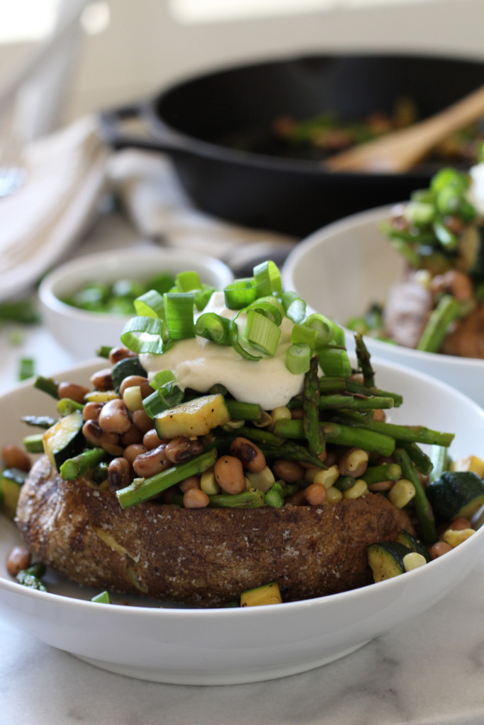 Loaded Vegan Baked Potatoes