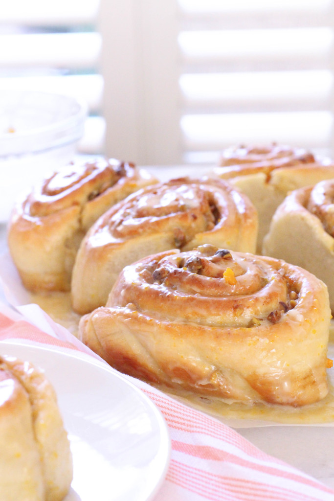 Vegan Pistachio Orange Sticky Buns