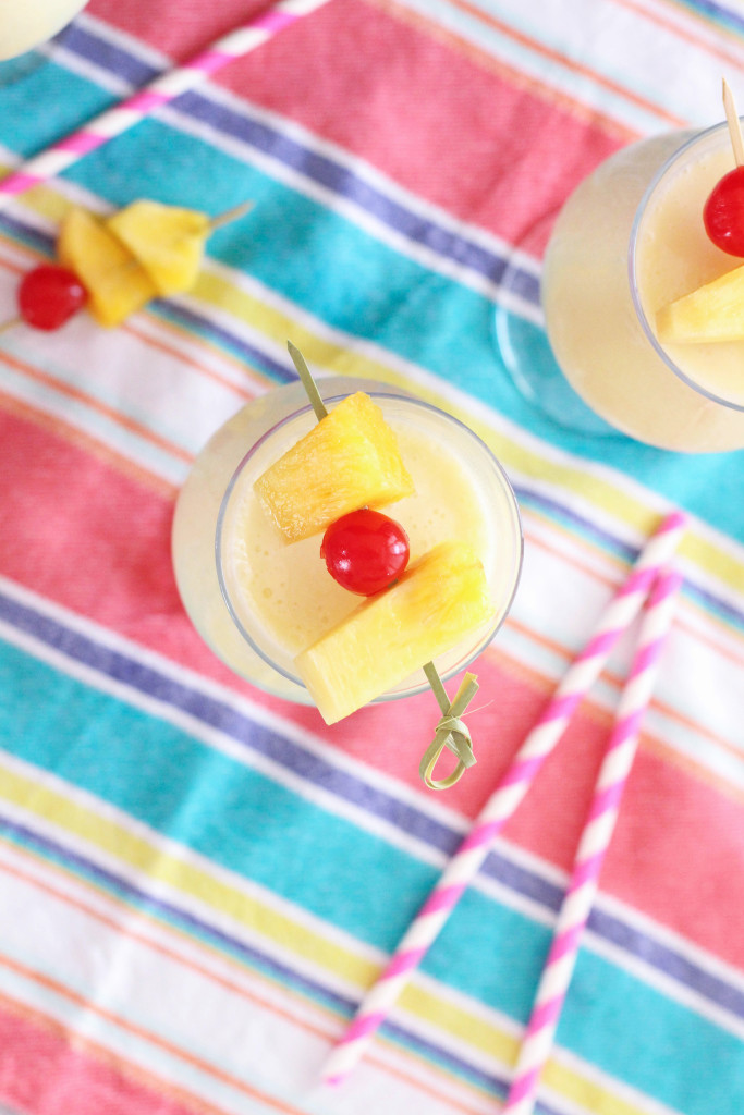 Lightened up Pina Coladas