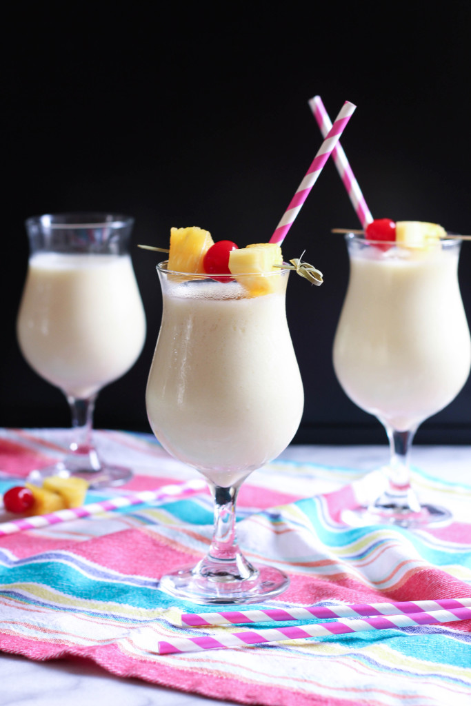 Lightened Up Pina Coladas