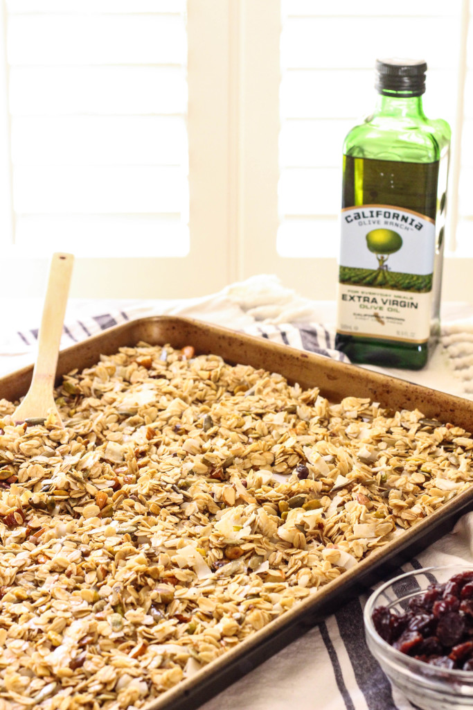 Olive Oil Granola - adapted from the famous Eleven Madison Park recipe