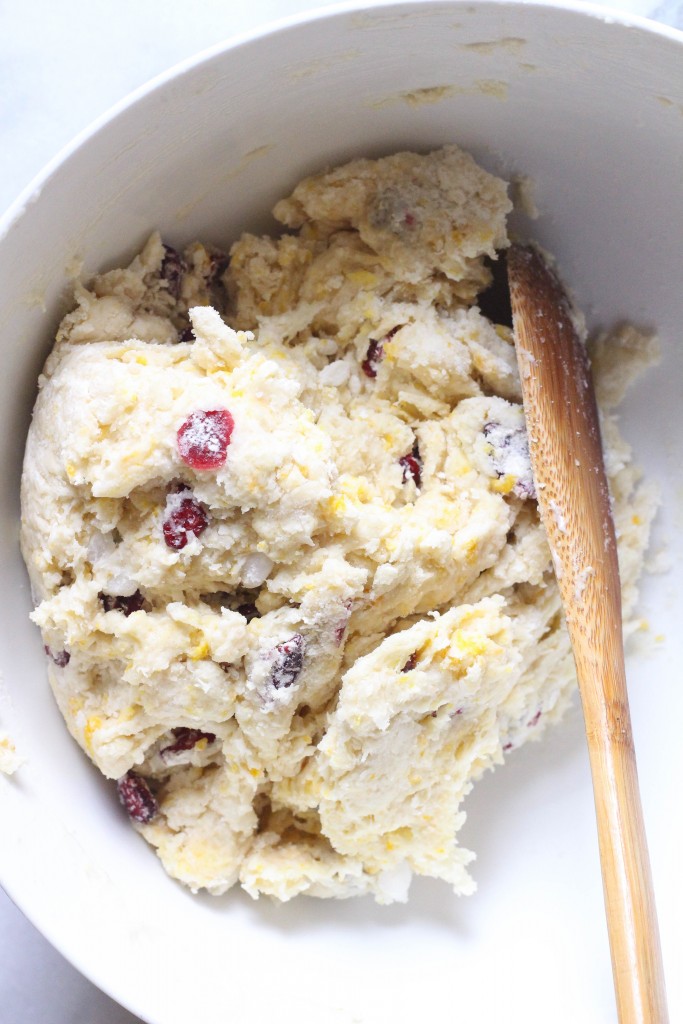 Vegan Cranberry Orange Scones