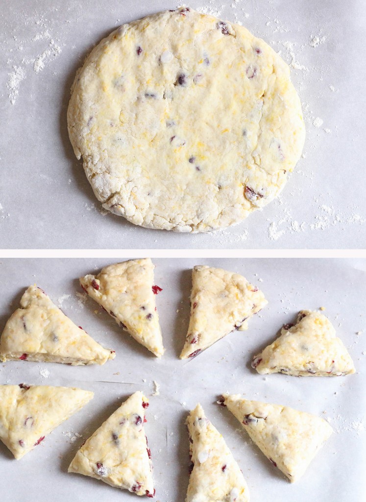 Vegan Cranberry Orange Scones