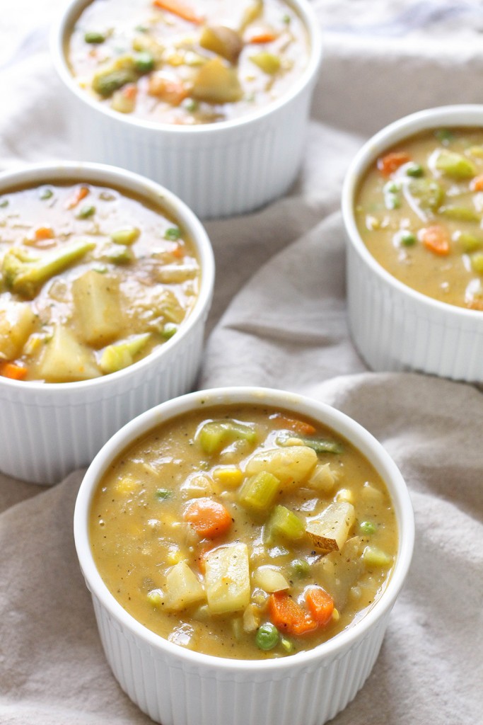 Veggie loaded vegan pot pies with a spelt coconut oil crust