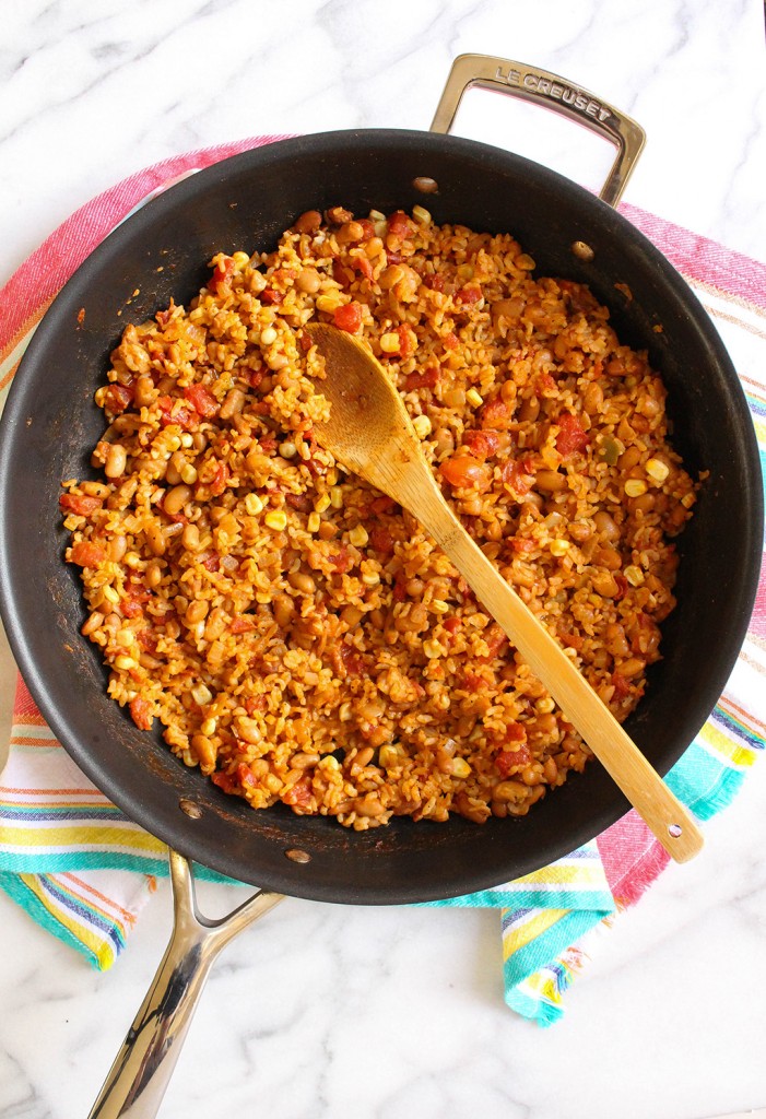 Southwest Bean and Rice Tacos