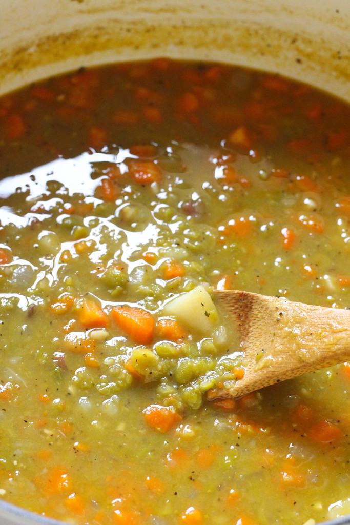 Perfect pea soup - vegan & gluten free