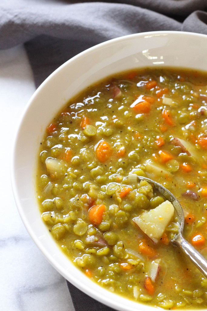 Vegan Yellow Split Pea Soup {easy, frugal}