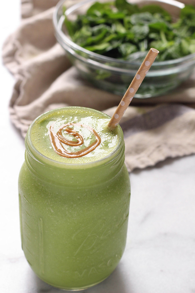 A Green Smoothie for people who hate green smoothies - with peanut butter and banana