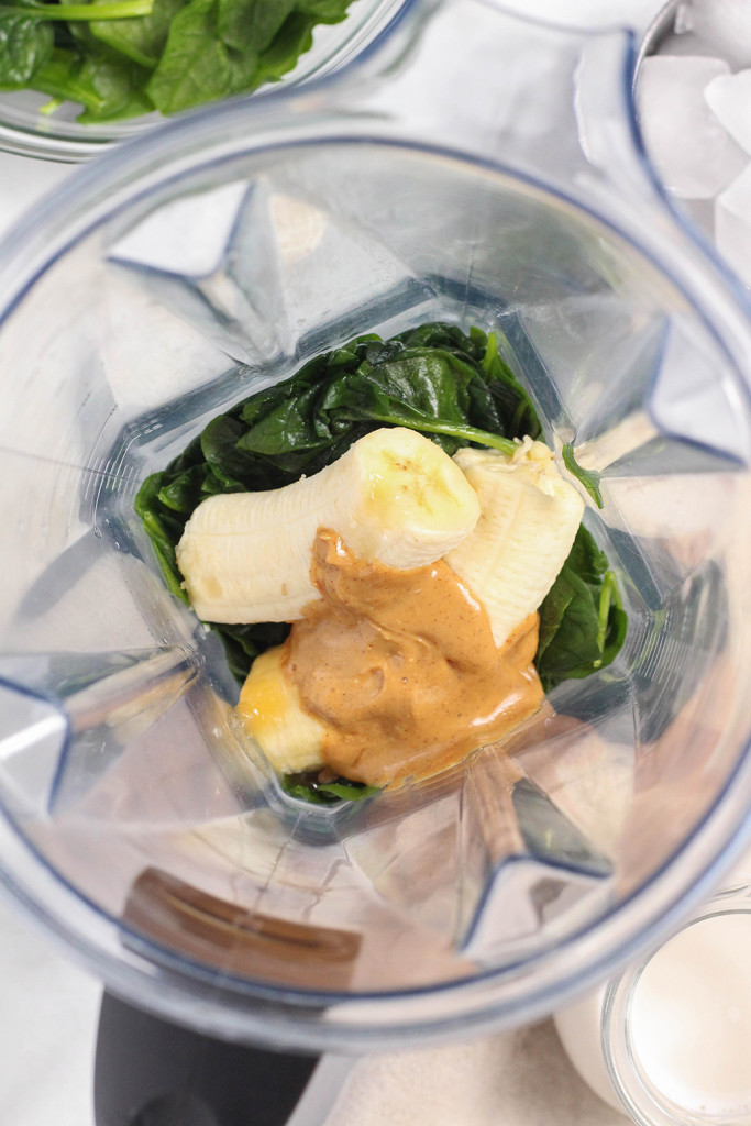 A Green Smoothie for people who hate green smoothies - with peanut butter and banana
