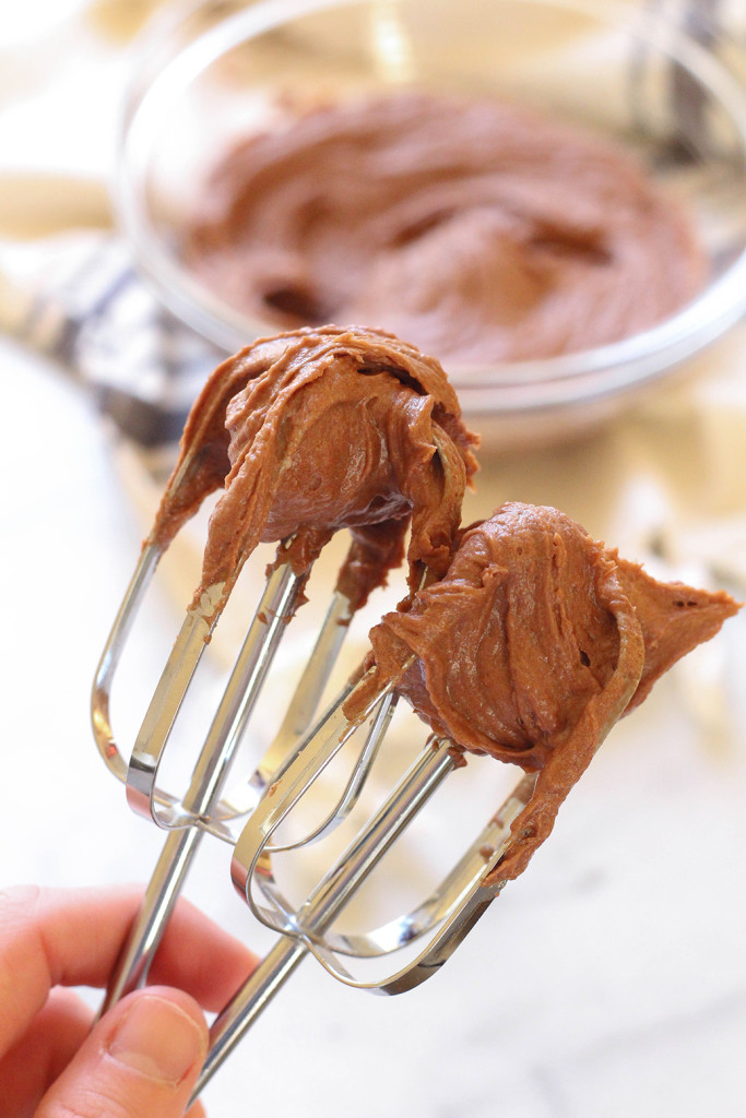 Vegan Chocolate Buttercream - made with coconut oil