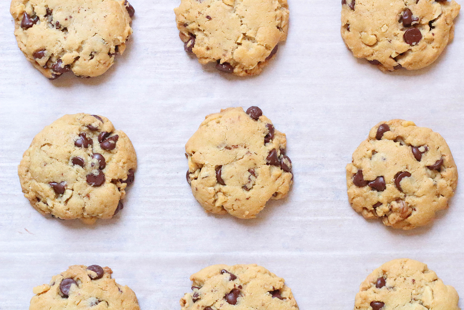 Vegan Chocolate Chip Cookies | The Mostly Vegan