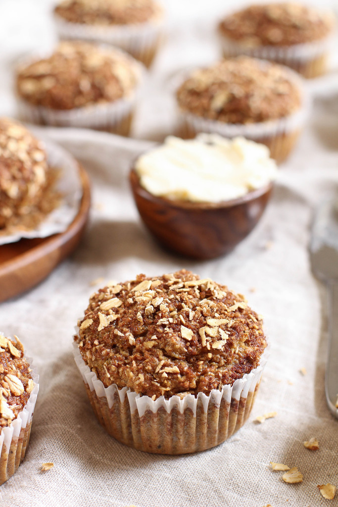 Perfect vegan bran muffins - made with wheat bran, brown sugar and coconut oil.