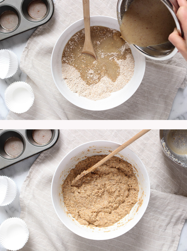 Perfect vegan bran muffins - made with wheat bran, brown sugar and coconut oil.