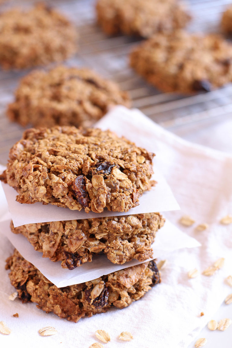 Vegan Trail Mix Breakfast Cookies The Mostly Vegan