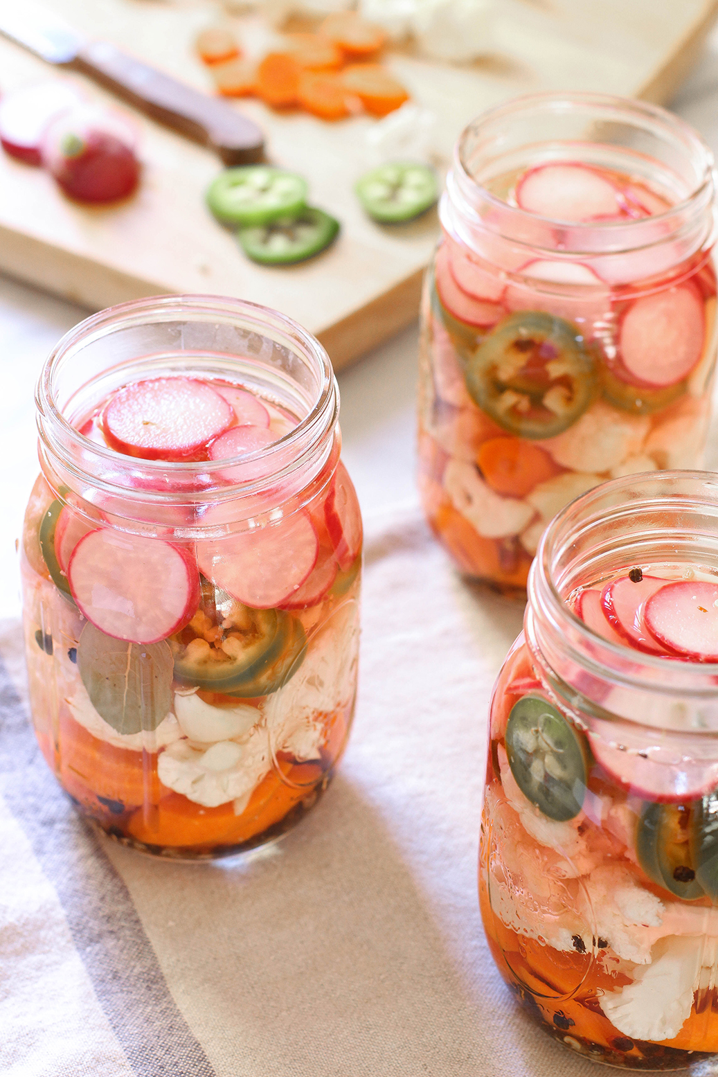 Classic Escabeche – Mexican pickled vegetables | The Mostly Vegan
