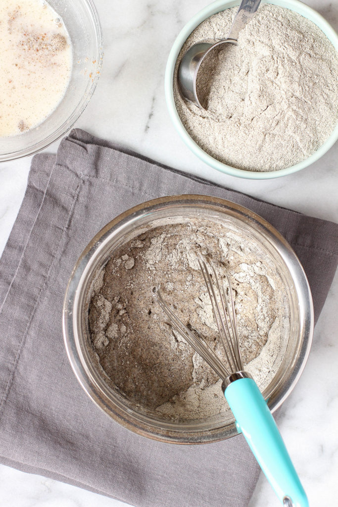 Vegan & gluten free buckwheat pancakes - so light and fluffy and full of nutty buckwheat flavor