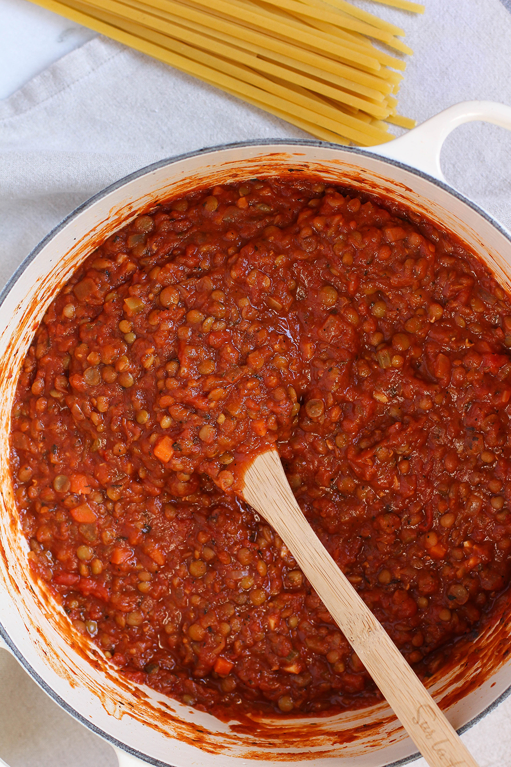 Vegan Weeknight Lentil Bolognese