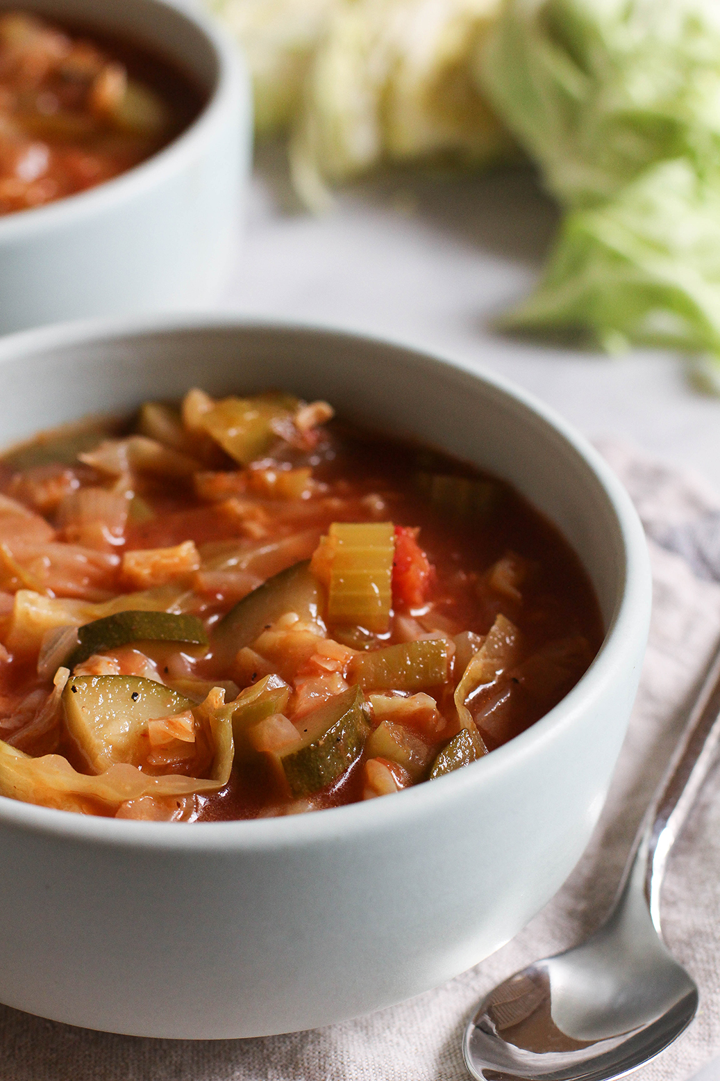 Detoxifying cabbage soup | The Mostly Vegan