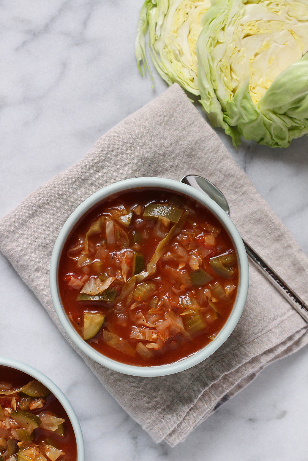 Detoxifying cabbage soup | The Mostly Vegan