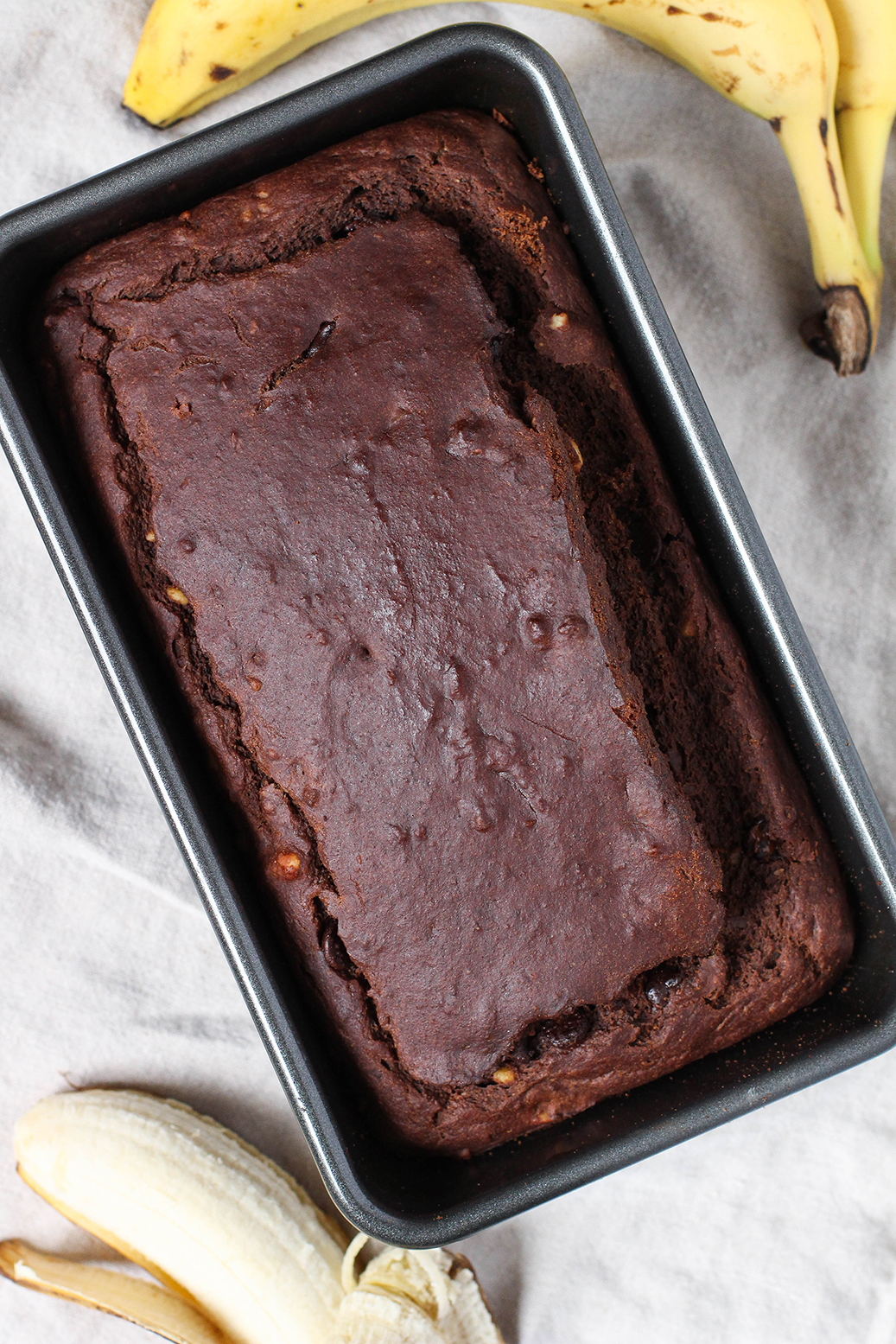 Vegan Double Chocolate Banana Bread | The Mostly Vegan