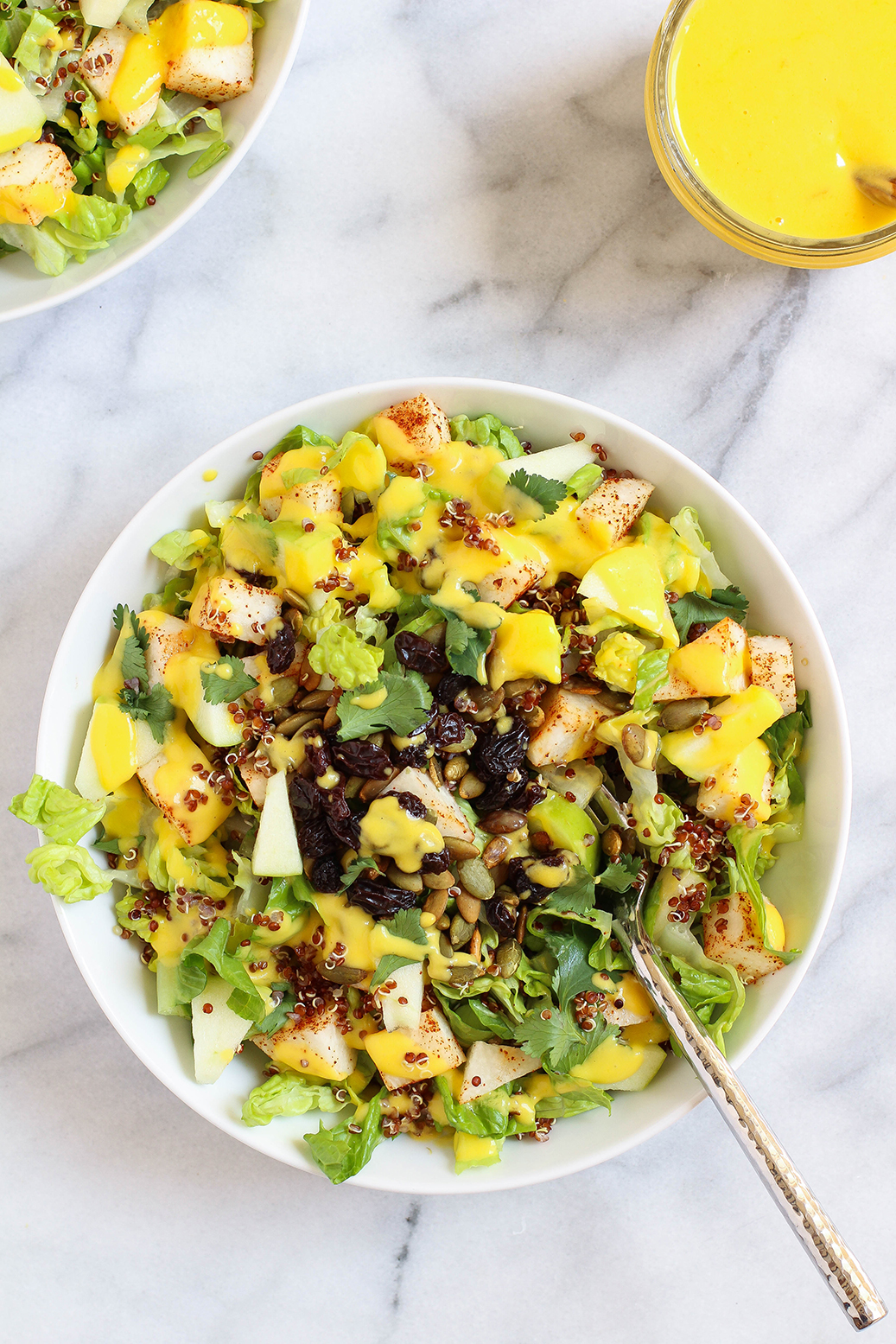 Mango Jicama Crunch Salad - vegan & gluten free