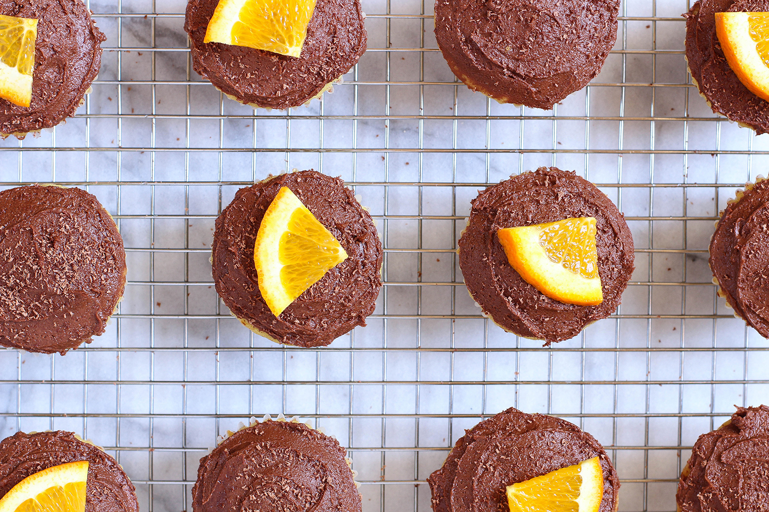 Vegan Dark Chocolate Orange Cupcakes