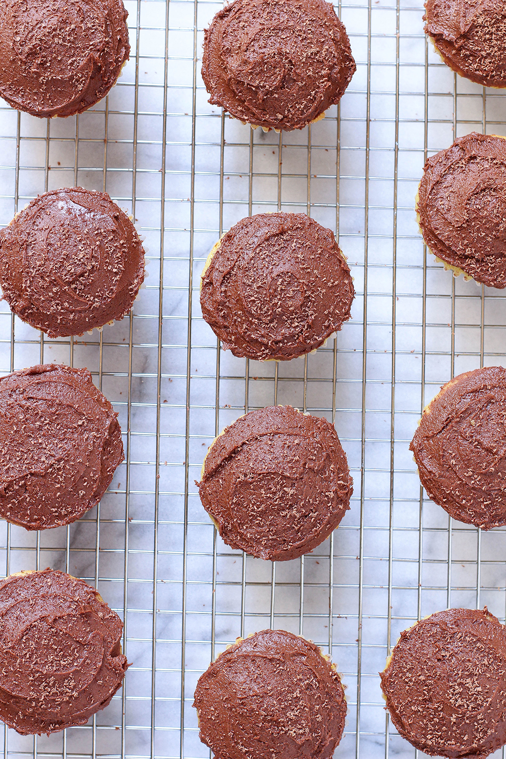 Vegan Dark Chocolate Orange Cupcakes