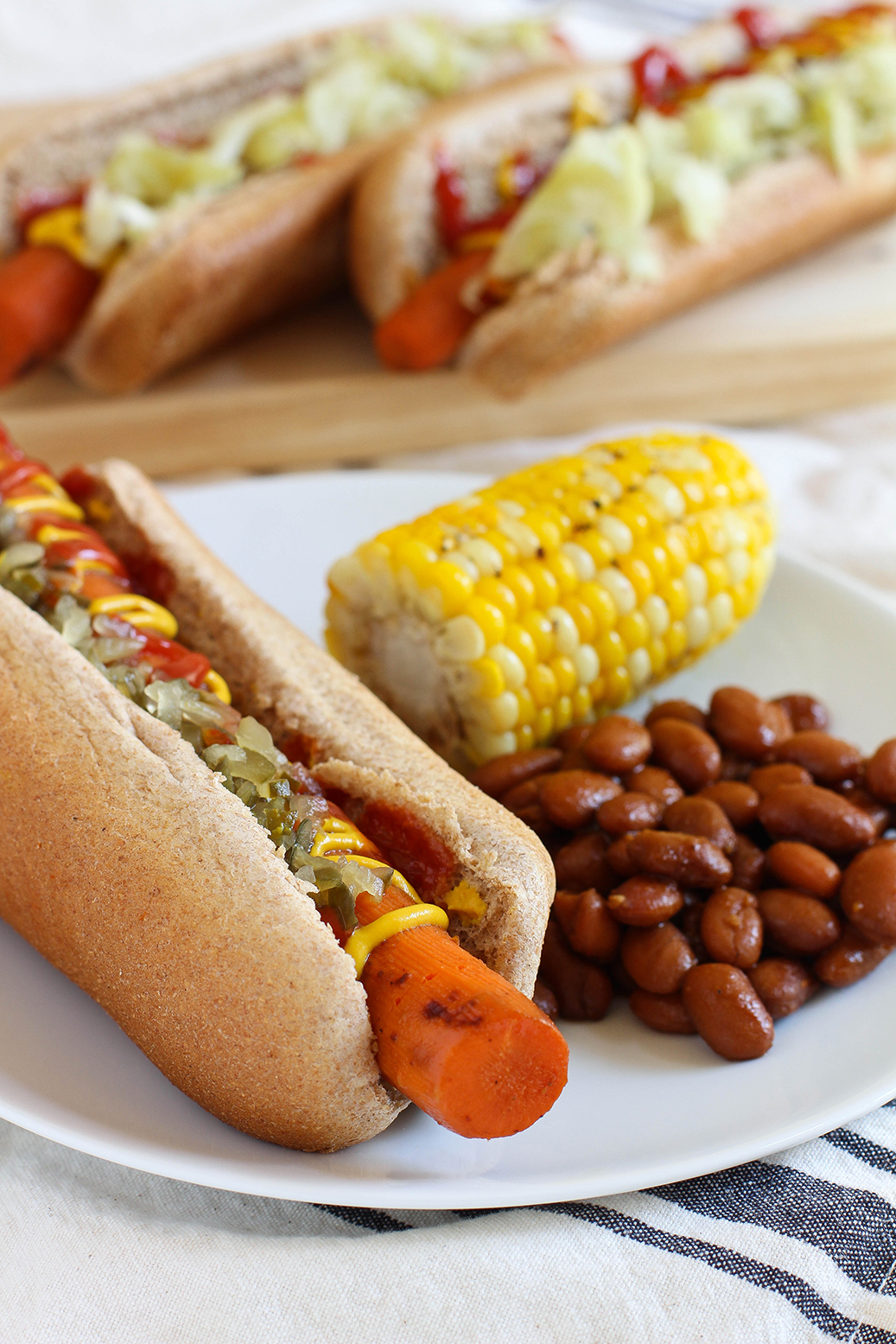 Vegan Carrot Hot Dogs | The Mostly Vegan