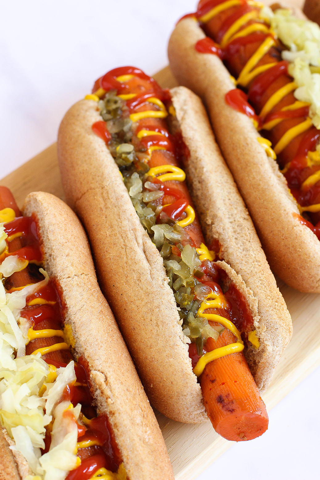 Vegan Carrot Hot Dogs | The Mostly Vegan